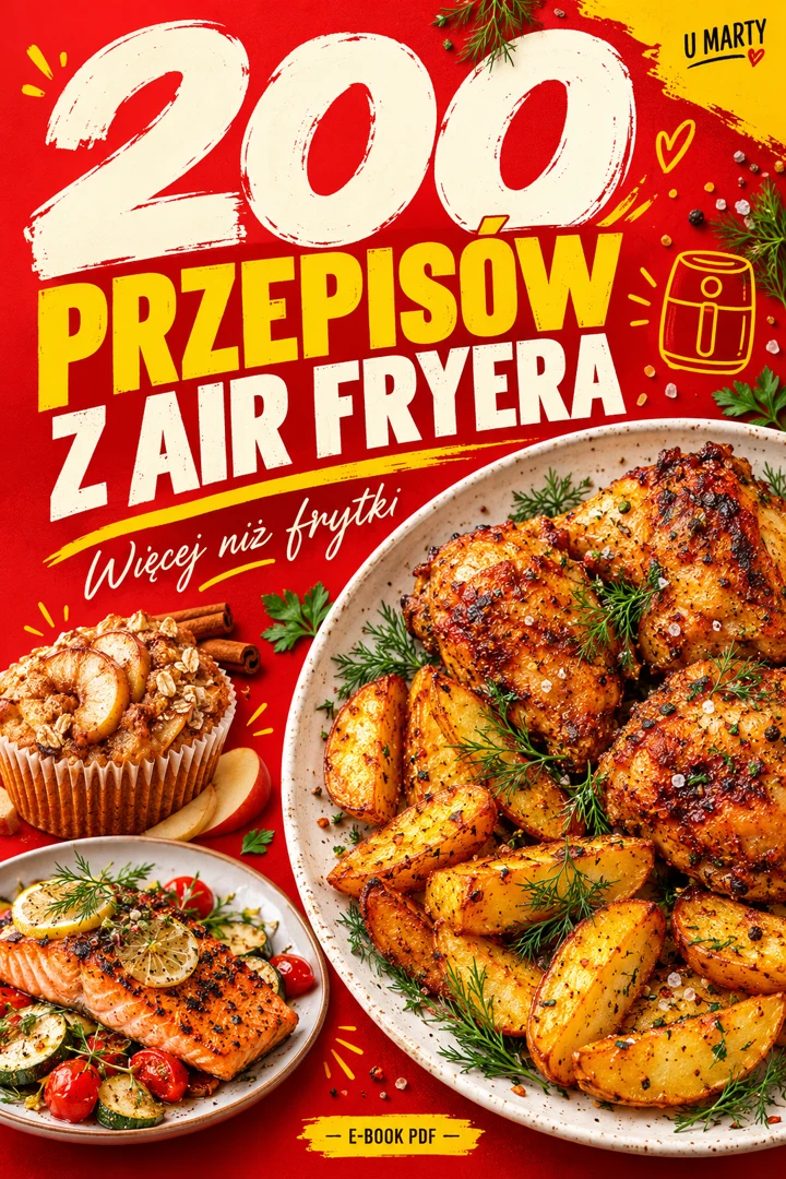 Okładka e-booka: 200 przepisów z air fryera